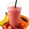 Strawberry Papaya Cherry Banana Smoothie